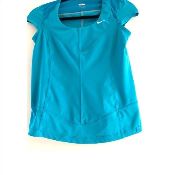 Turquoise blue Nike athletic top xs - Picture 1 of 11